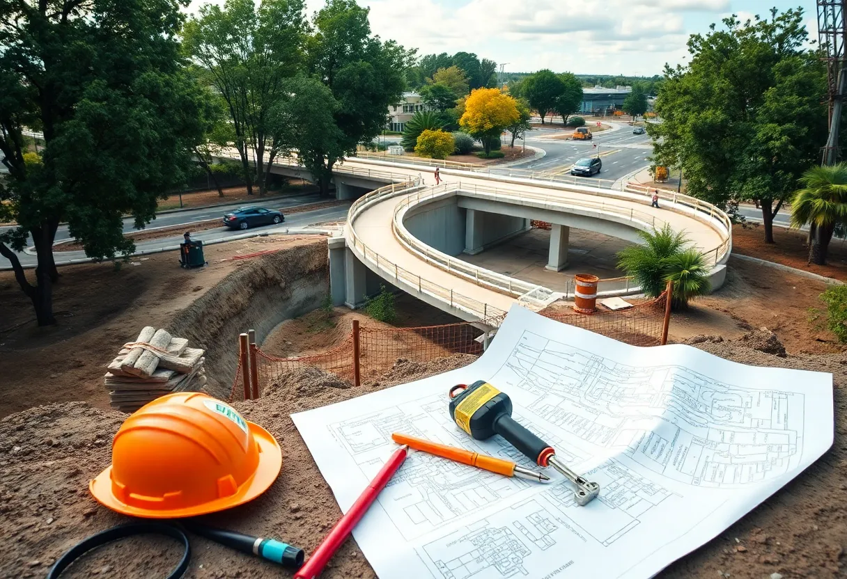 Construction of the 600 South Underpass in Logan City
